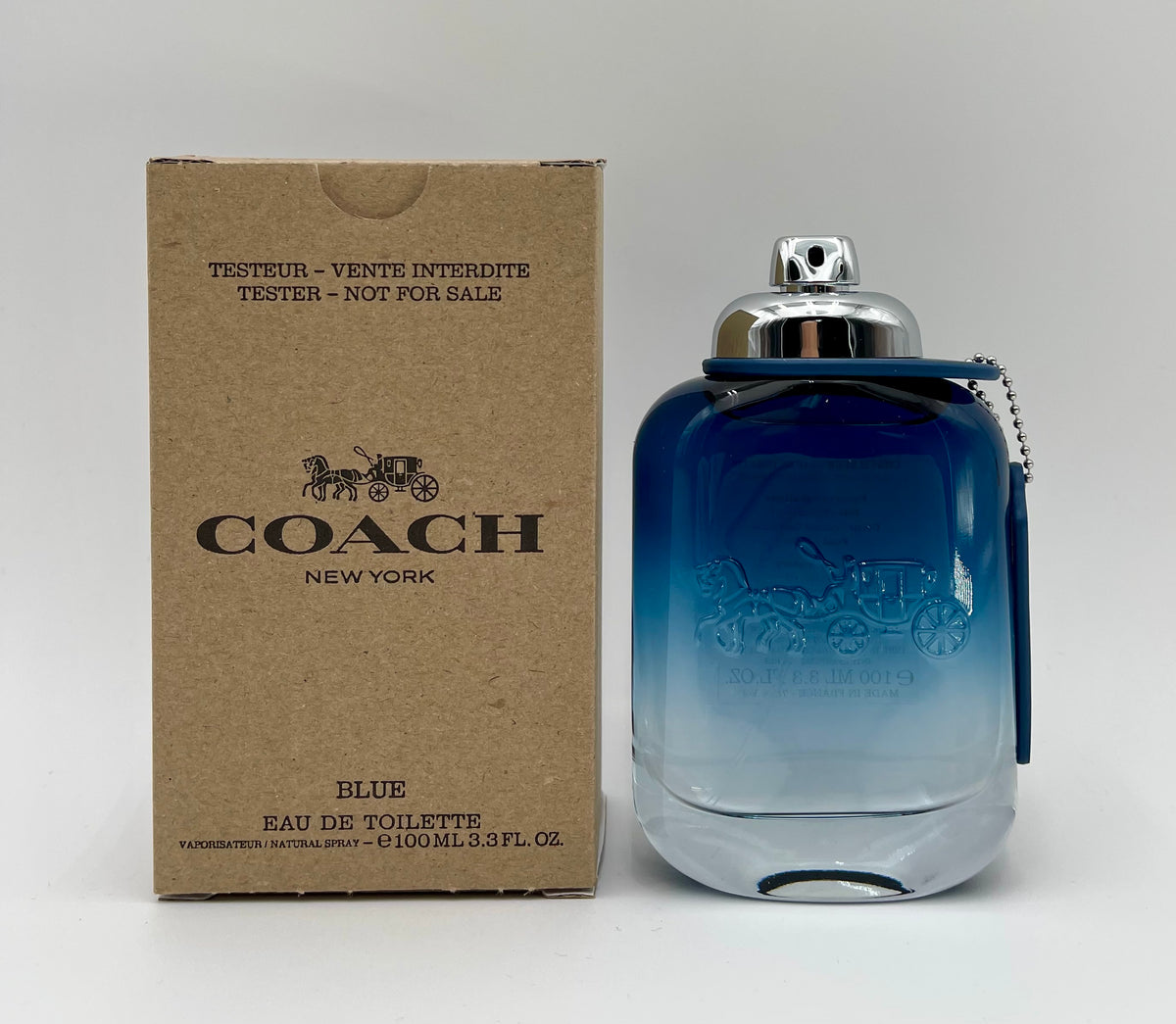 Coach New York Blue Eau de Toilette 3.3 Oz Men's