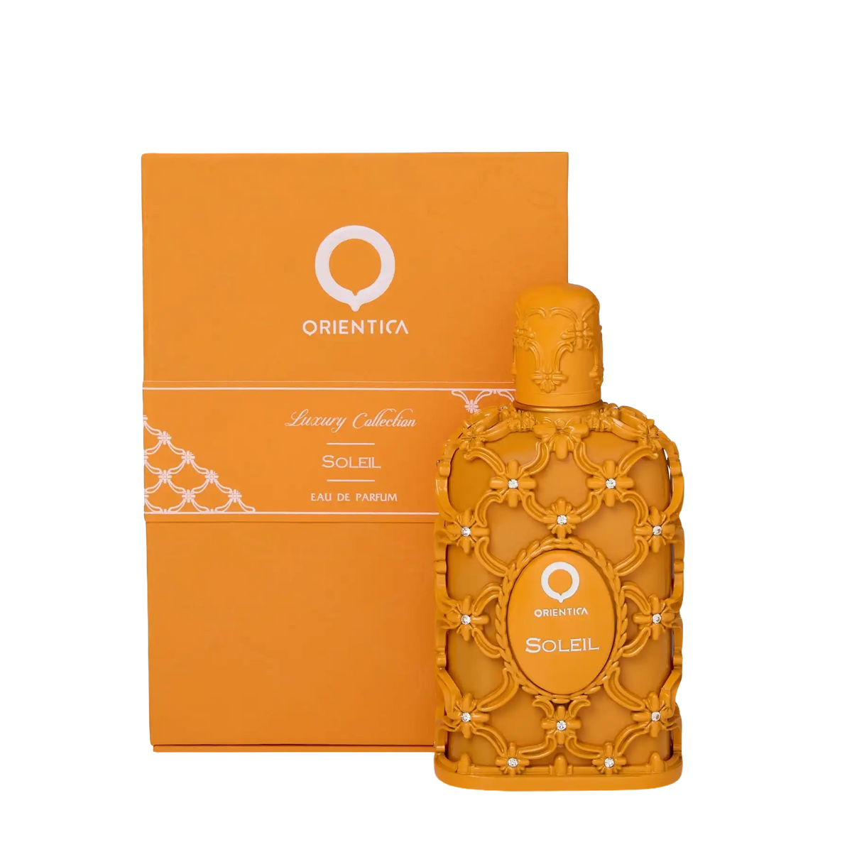 Orientica Soleil Eau de Parfum 2.7 Oz 80 mL bottle and box
