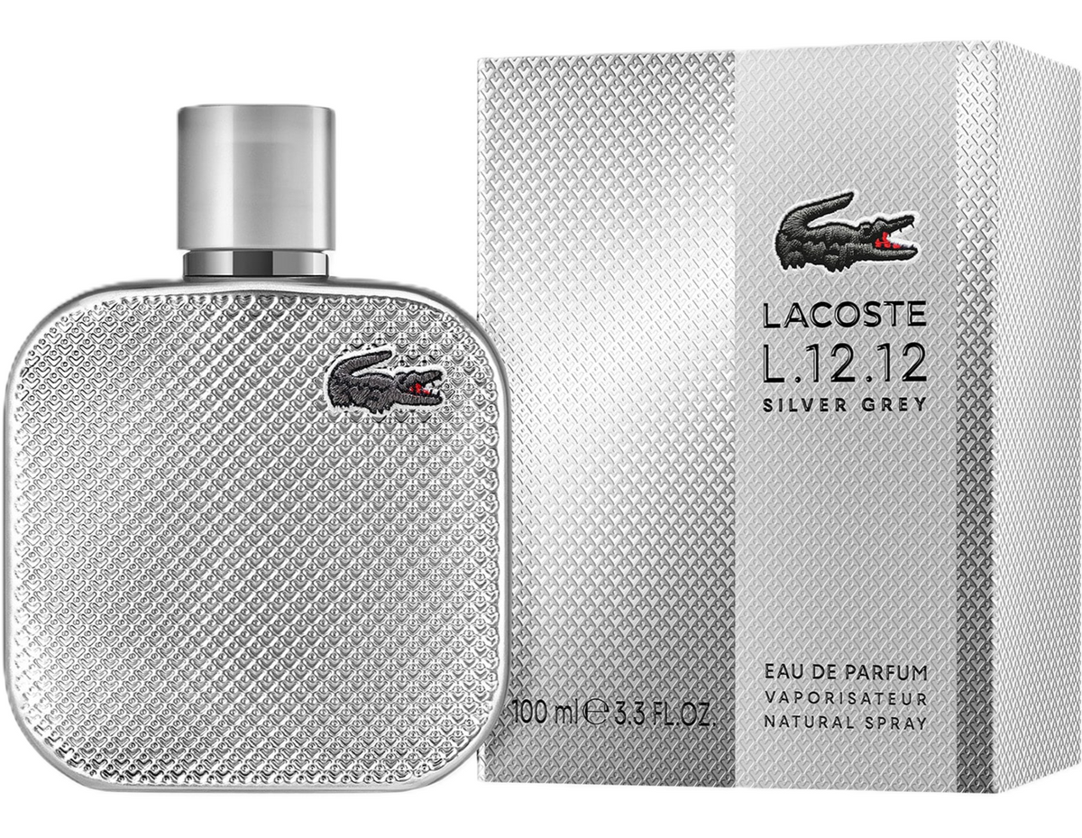 Lacoste L.12.12 Silver Grey Eau de Parfum 3.3 Oz Men's product image