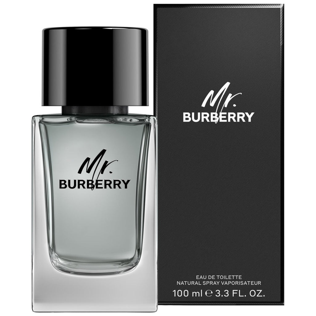 Burberry Mr Burberry EDT 3.3 Oz bottle and box