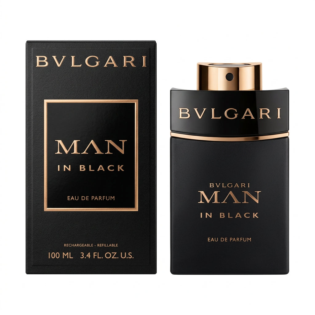 Bvlgari Man in Black 3.4 Oz bottle and box