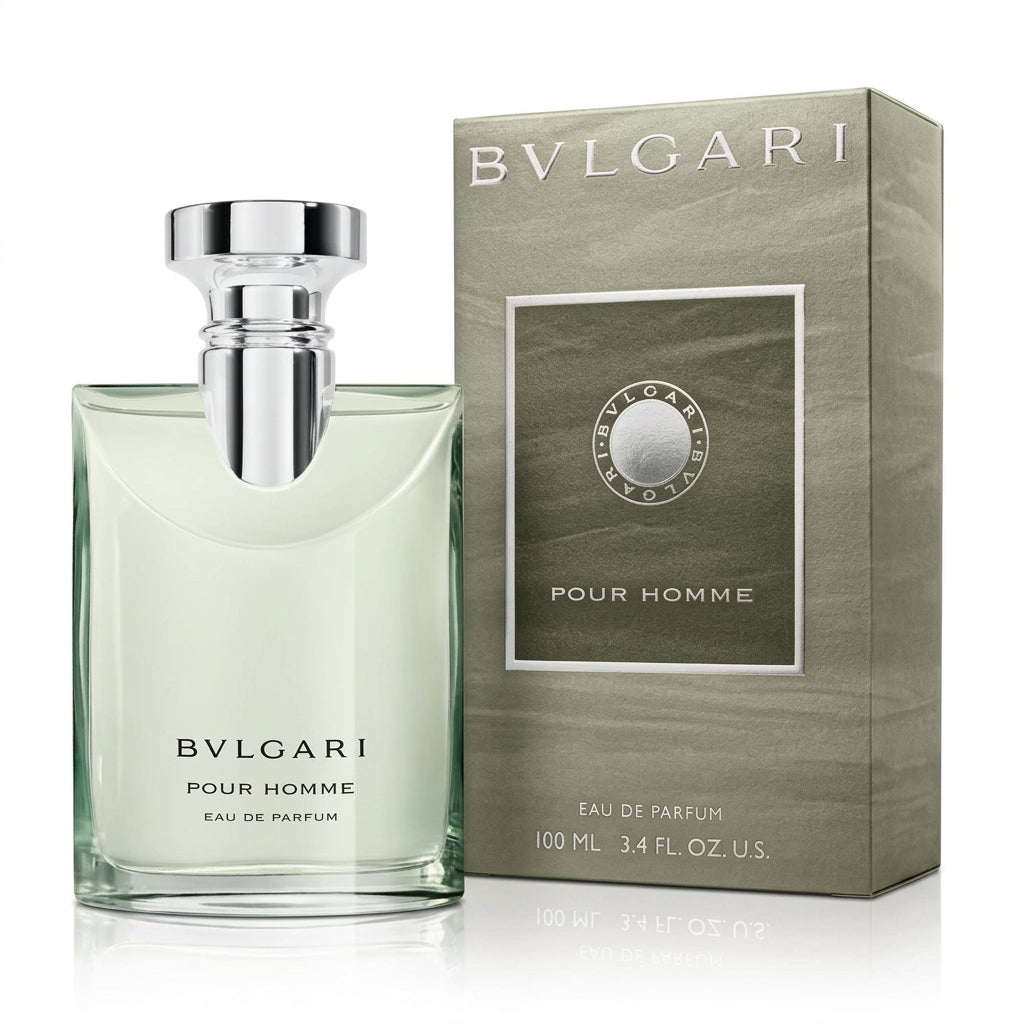 Bvlgari Pour Homme EDP 3.4 Oz bottle and box