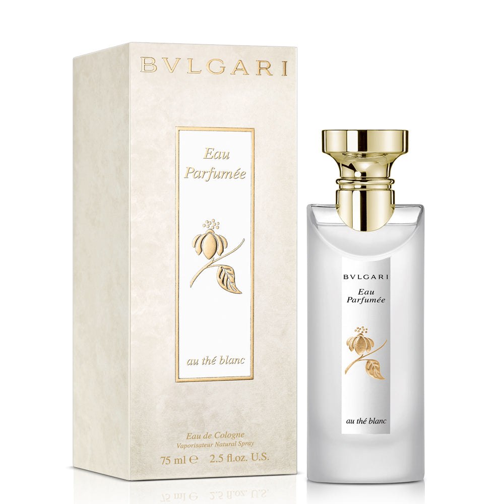 Bvlgari Eau Parfumée au Thé Blanc Eau de Cologne 2.5 Oz Unisex bottle and box