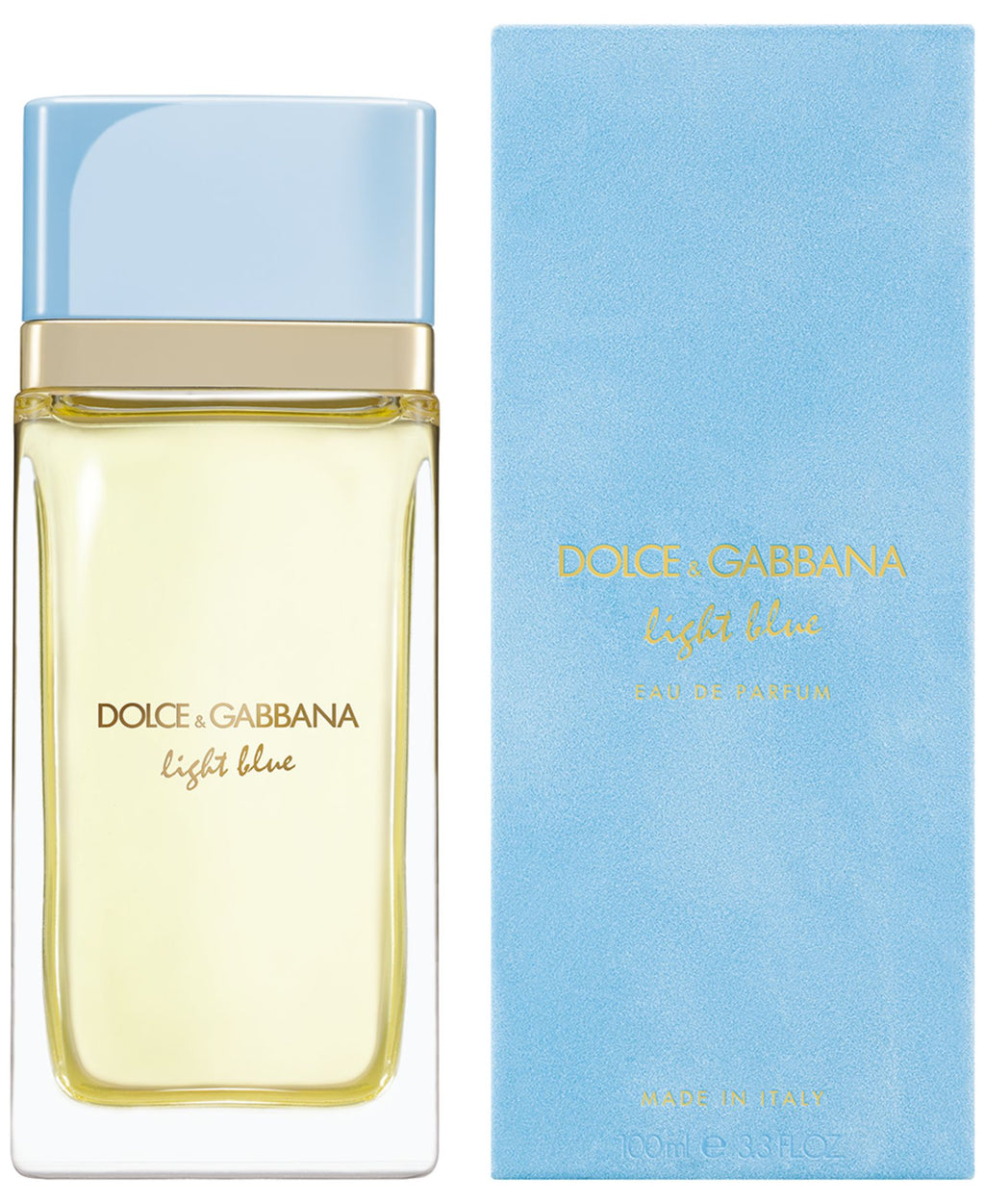 Dolce & Gabbana Light Blue Eau de Parfum 3.3 Oz Women's bottle and retail box