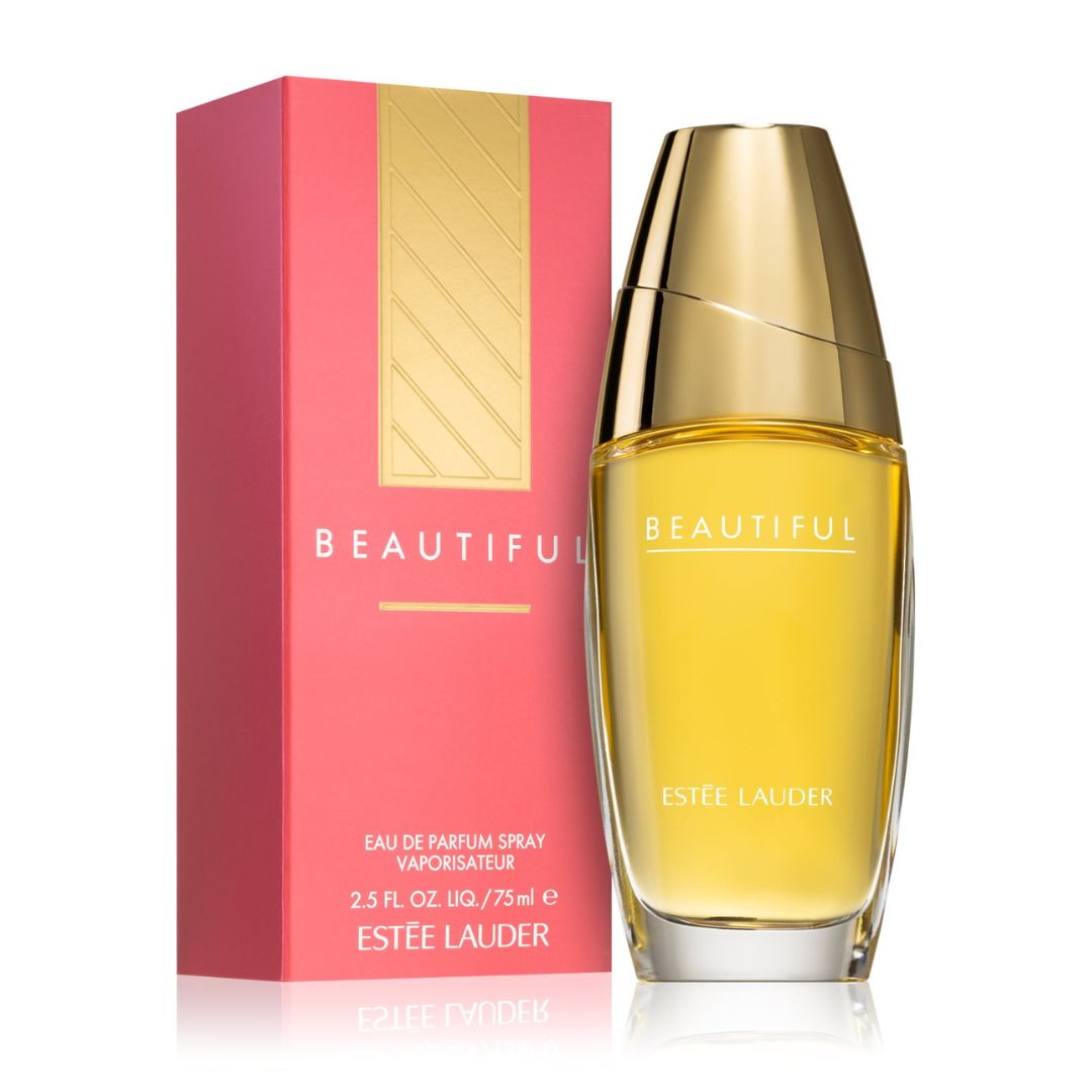 Estée Lauder Beautiful Eau de Parfum 2.5 Oz bottle and retail box