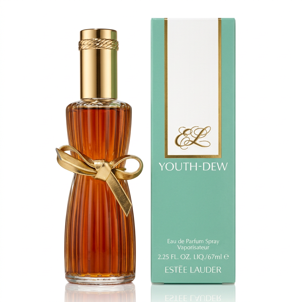 Estée Lauder Youth-Dew Eau de Parfum 2.25 Oz bottle and retail box