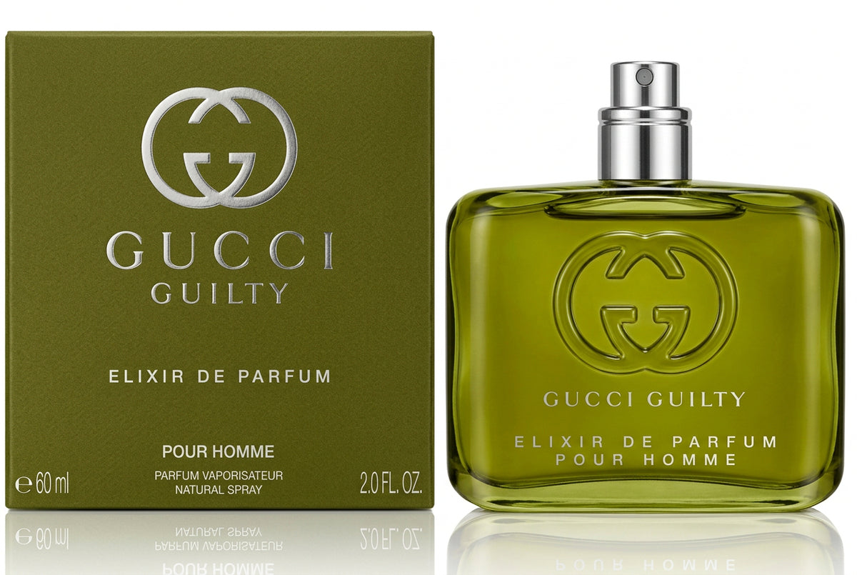 Gucci Guilty Pour Homme 2 Oz bottle and box