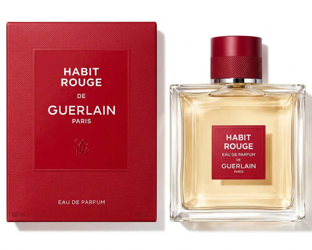 Guerlain Habit Rouge Eau de Parfum 3.3 Oz Men's