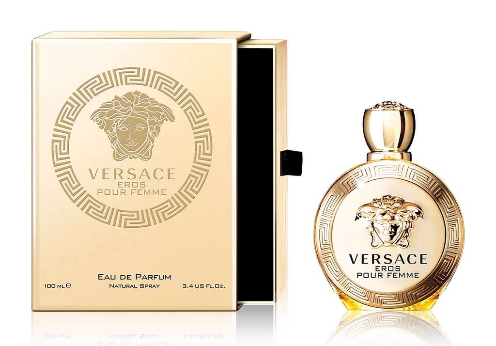 Versace Eros Pour Femme Eau de Parfum 3.4 Oz Women's