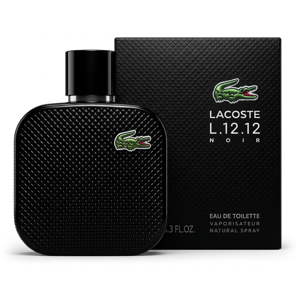 Lacoste L.12.12 Noir Eau de Toilette 3.3 Oz Men's
