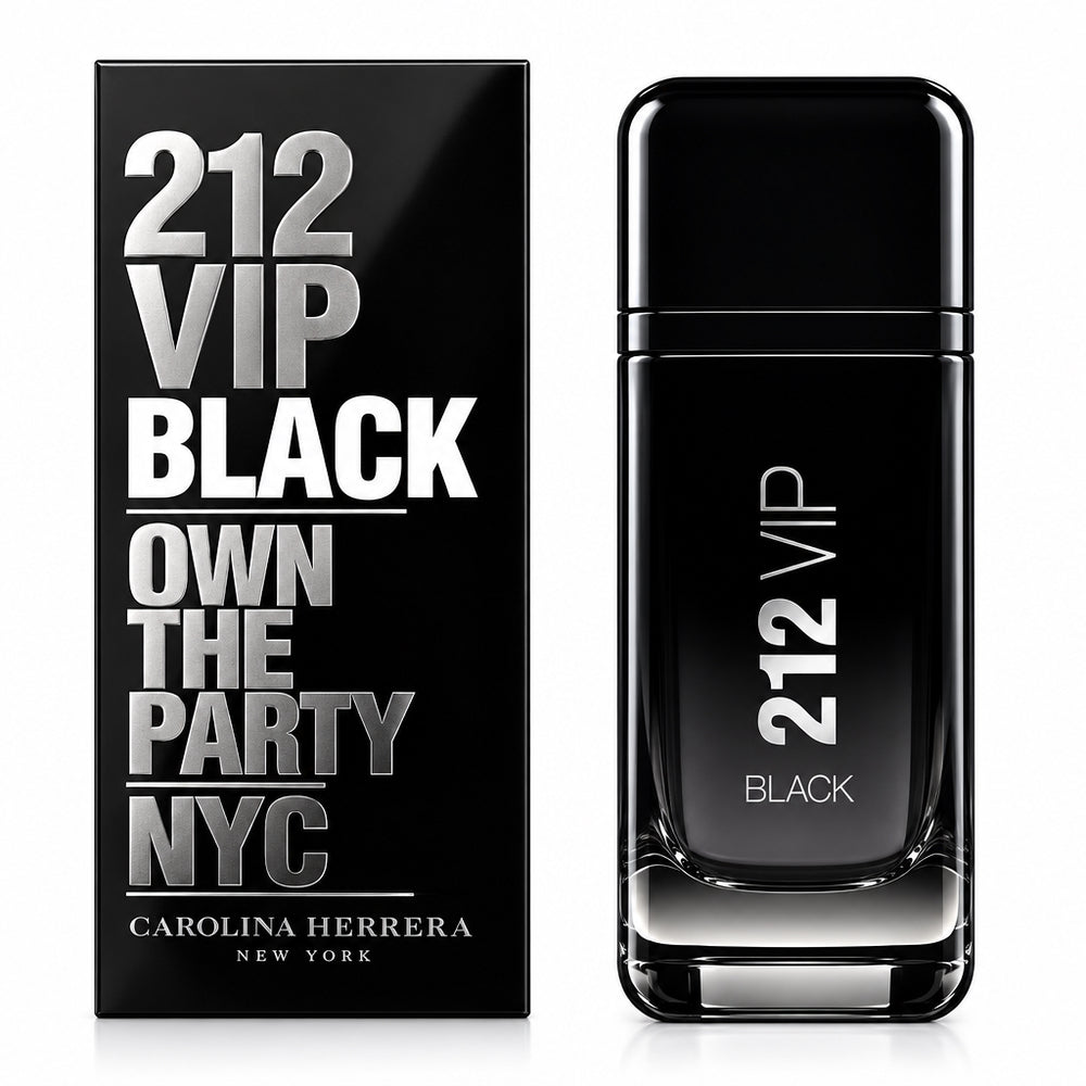 Carolina Herrera 212 VIP Black Eau de Parfum 3.4 Oz Men's