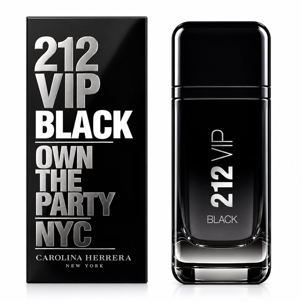 Carolina Herrera 212 VIP Black Eau de Parfum 3.4 Oz Men's