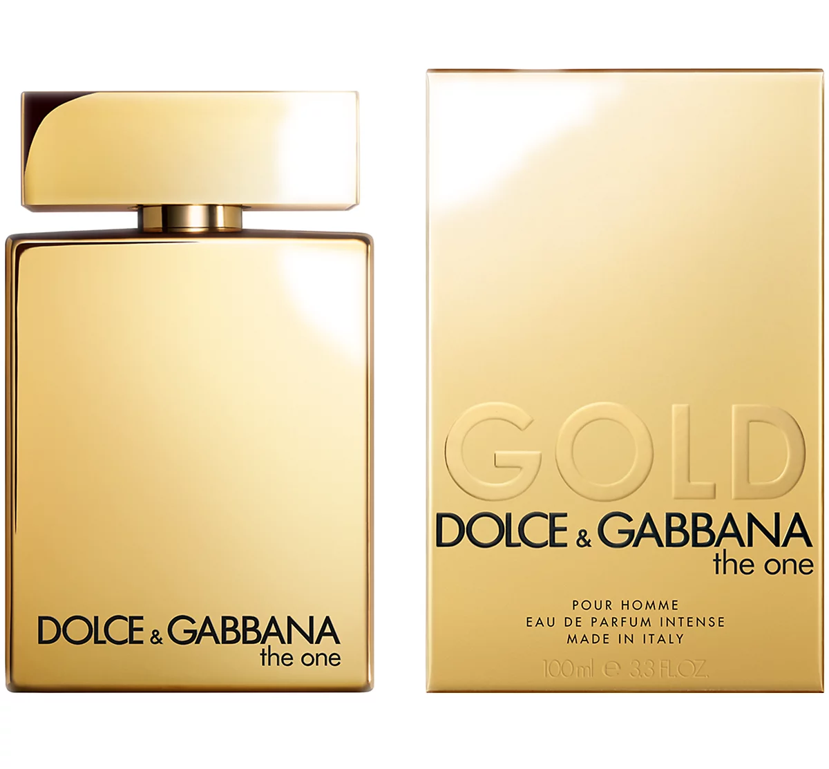 Dolce & Gabbana The One Gold Eau de Parfum Intense 3.3 Oz Men's