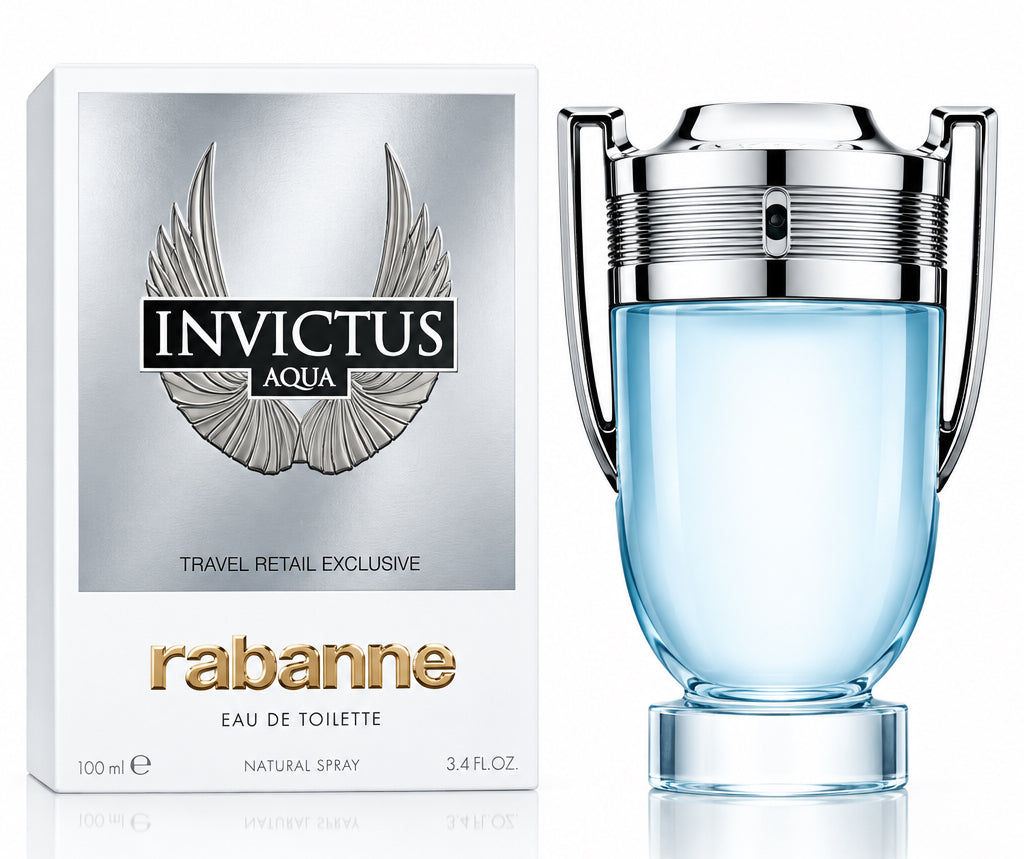 Rabanne Invictus Aqua Eau de Toilette 3.4 Oz Men's