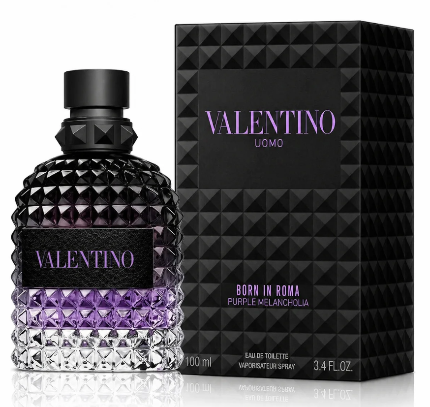 Valentino Uomo Born in Roma Purple Melancholia Eau de Toilette 3.3 Oz Men's
