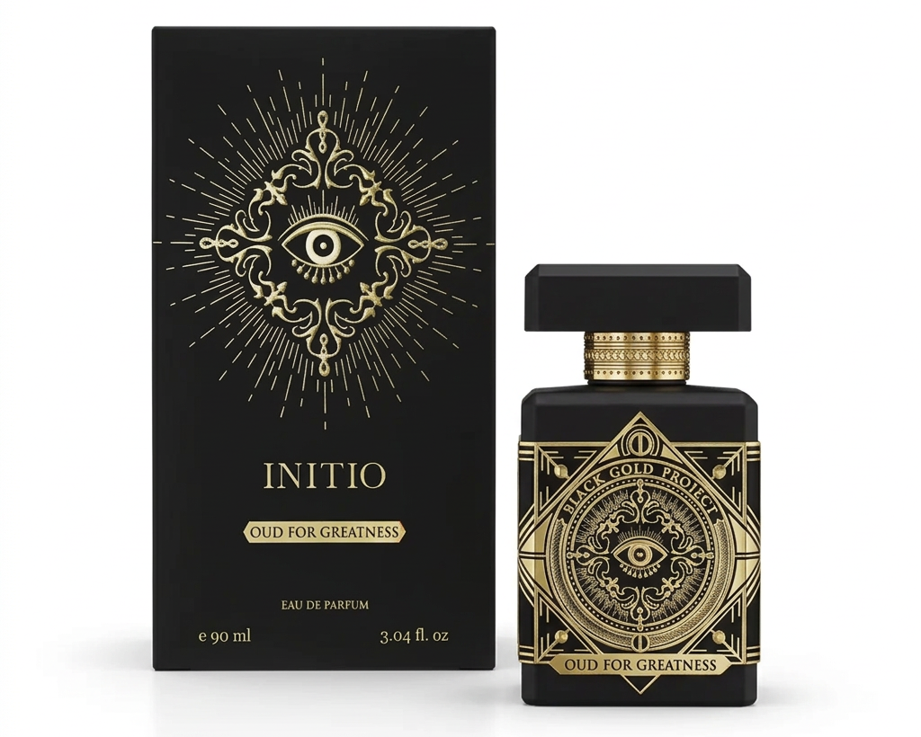 Initio Oud for Greatness EDP 90 mL bottle and box