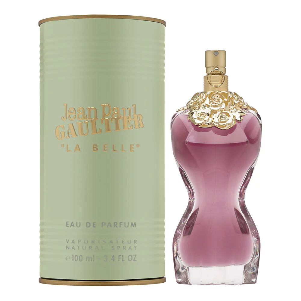 Jean Paul Gaultier La Belle Eau de Parfum Spray for Women – 3.4 Oz bottle and retail packaging