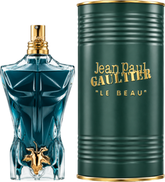 Jean Paul Gaultier Le Beau Eau de Toilette Spray for Men – 2.5 Oz bottle and retail packaging