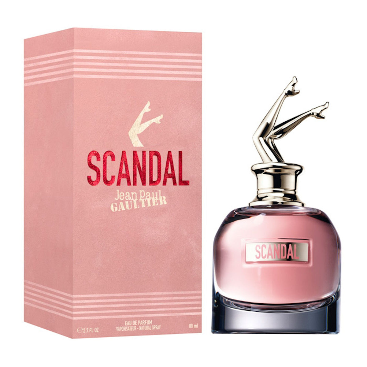 Jean Paul Gaultier Scandal Eau de Parfum Spray for Women – 2.7 Oz bottle and retail packaging