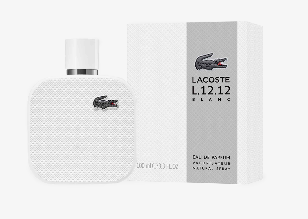 Lacoste Blanc L.12.12 EDP 3.3 Oz Men's