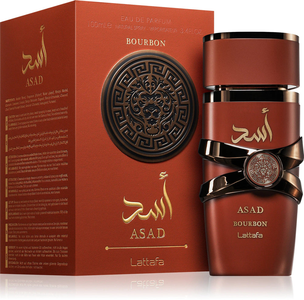Lattafa Asad Bourbon Eau de Parfum 3.4 Oz