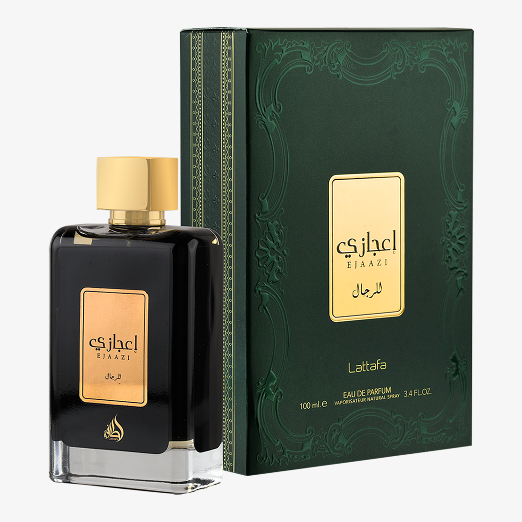 Lattafa Ejaazi 3.4 Oz bottle and box
