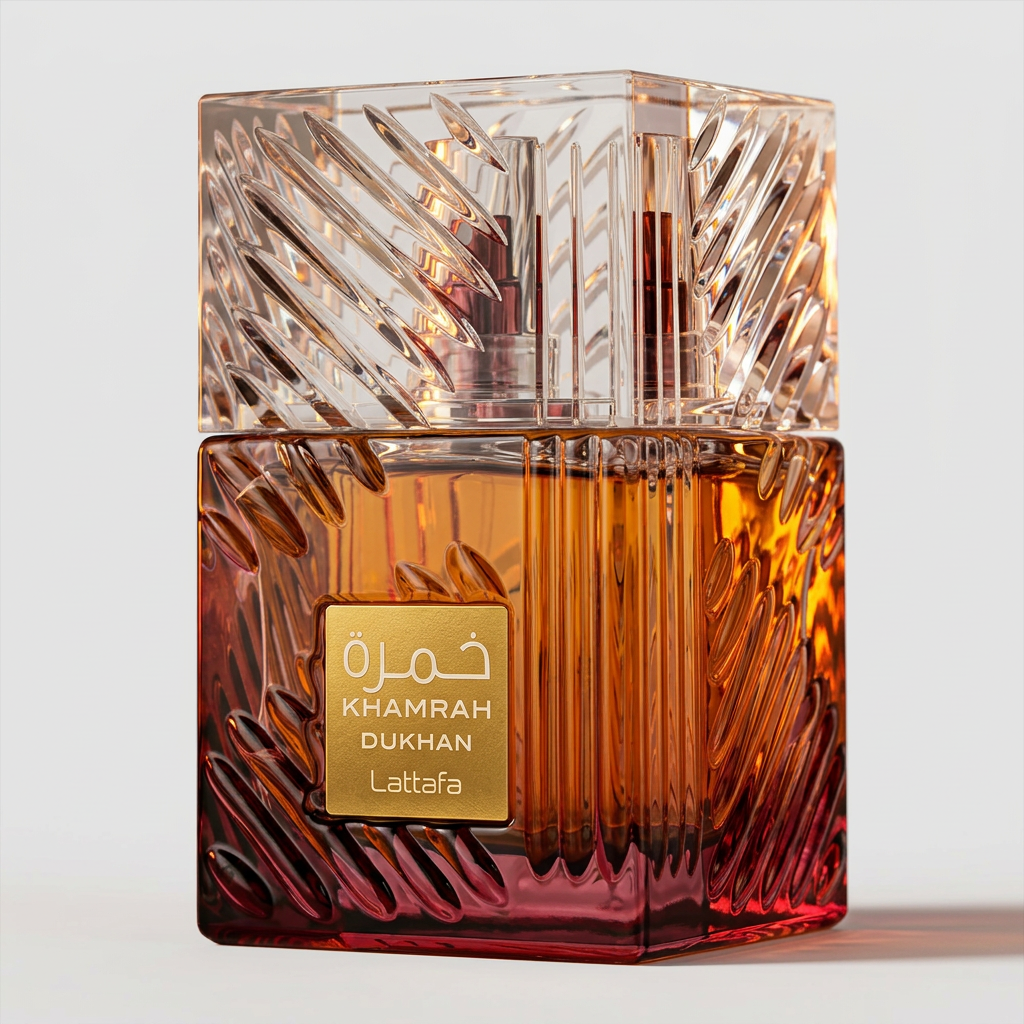 Lattafa Khamrah Dukhan 3.4 Oz bottle
