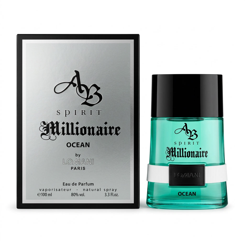 Lomani AB Spirit Millionaire Ocean 3.3 Oz bottle