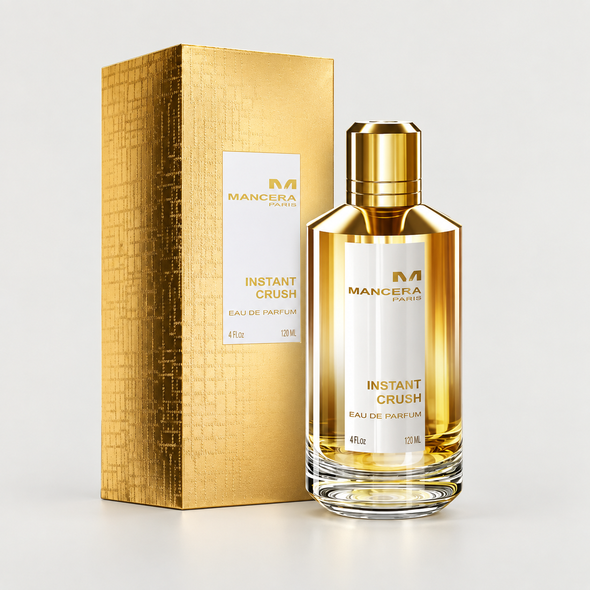 Mancera Instant Crush Eau de Parfum 4.0 Oz bottle with retail box