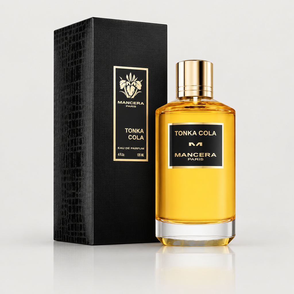 Mancera Tonka Cola Eau de Parfum 4.0 Oz bottle with retail box