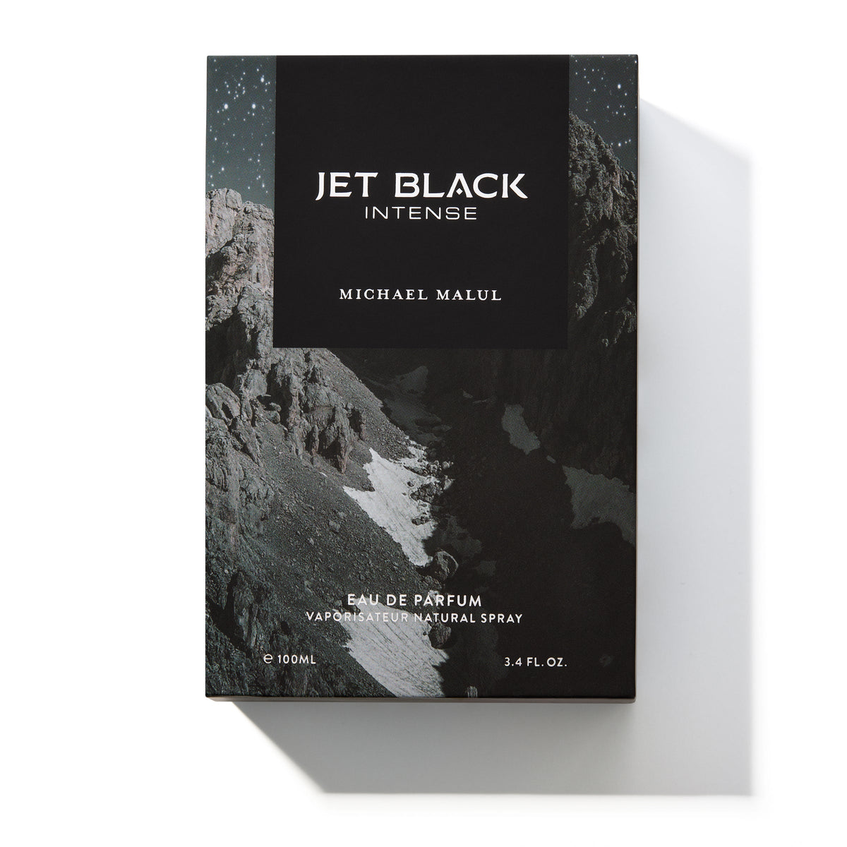 Michael Malul Jet Black Intense 3.4 Oz retail box