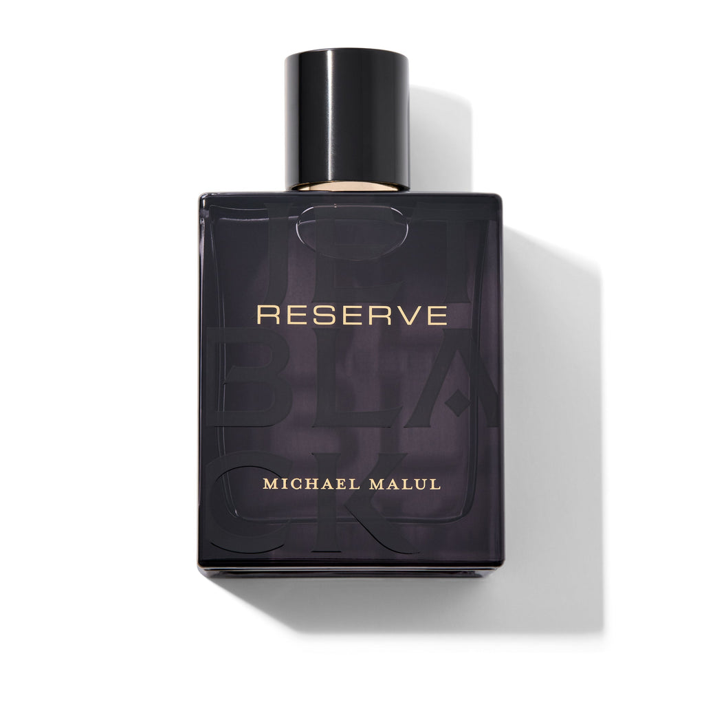 Michael Malul Jet Black Reserve Eau de Parfum 3.4 Oz bottle