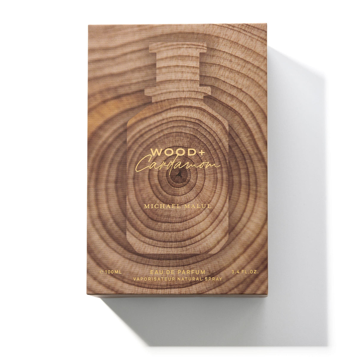 Michael Malul Wood + Cardamom 3.4 Oz retail box