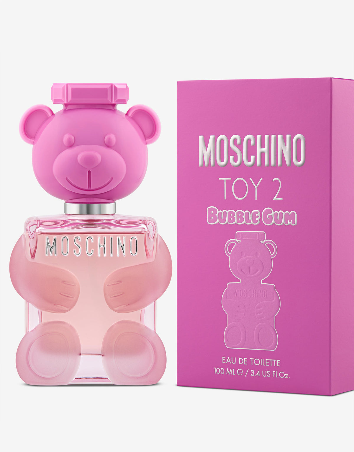 Moschino Toy 2 Bubble Gum Eau de Toilette 3.4 Oz bottle and box
