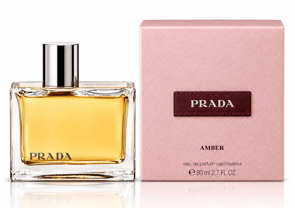 Prada Amber 2.7 oz bottle and box