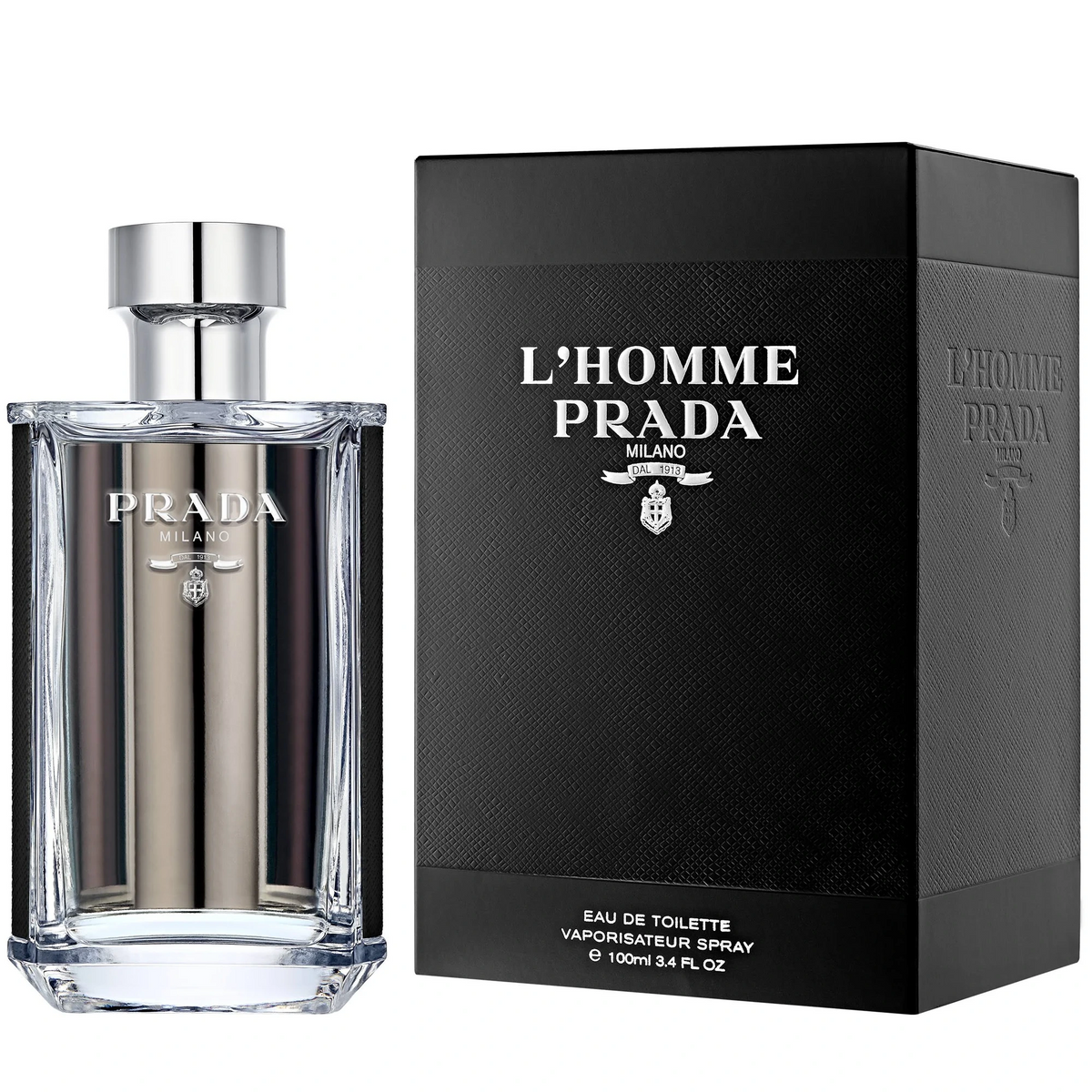 Prada L’Homme Eau de Toilette 3.4 Oz Mens