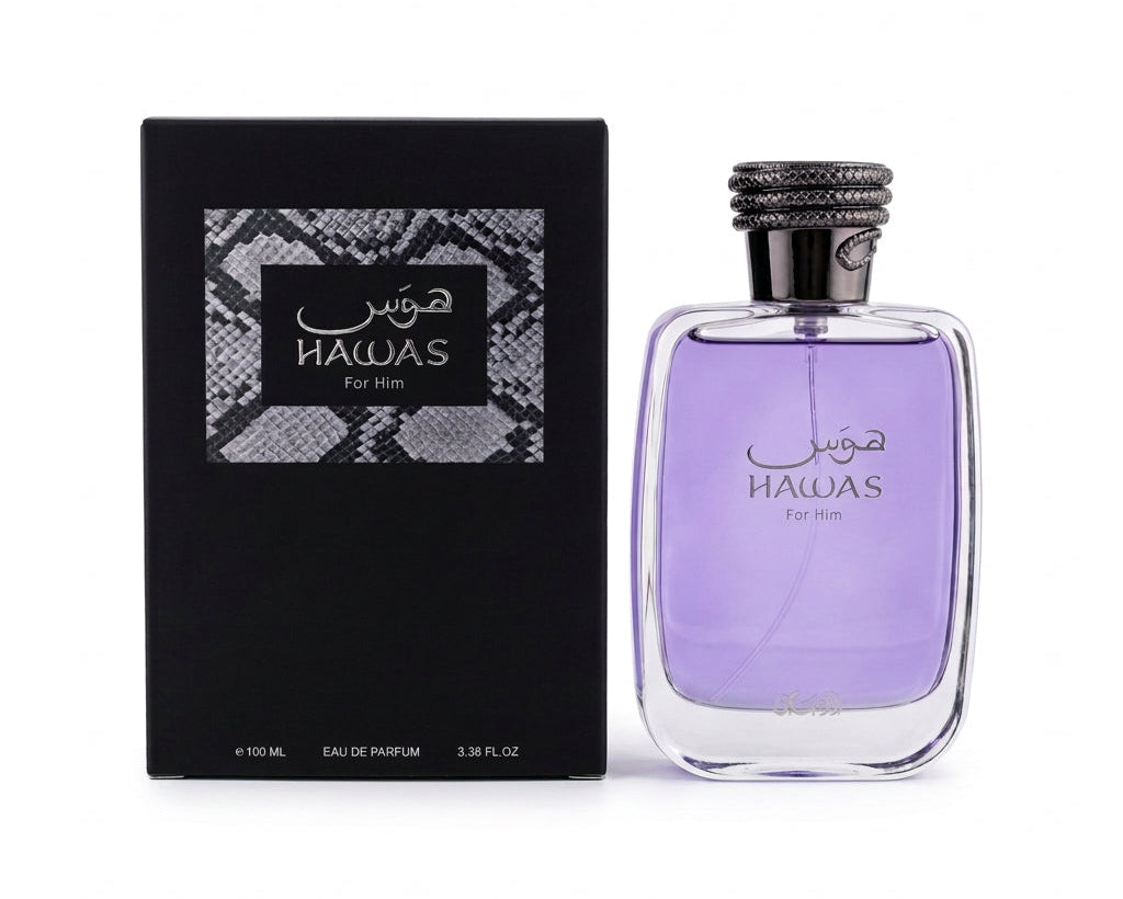 Rasasi Hawas for Him 3.38 Oz bottle