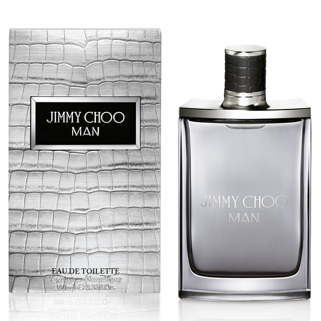 Jimmy Choo Man Eau de Toilette 3.3 Oz bottle and box
