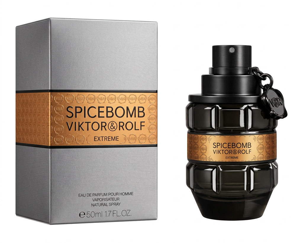 Viktor and Rolf Spicebomb Extreme 1.7 Oz bottle with box