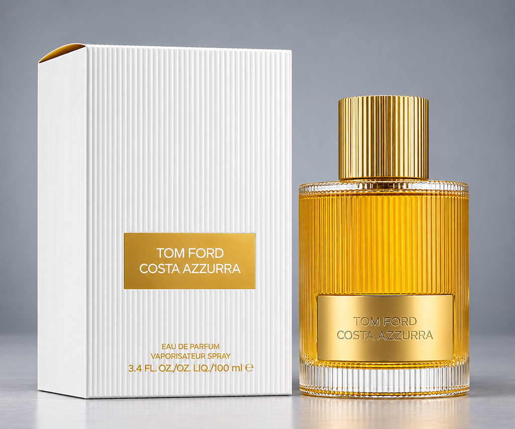 Tom Ford Costa Azzurra Eau de Parfum 3.4 oz correct bottle and white box