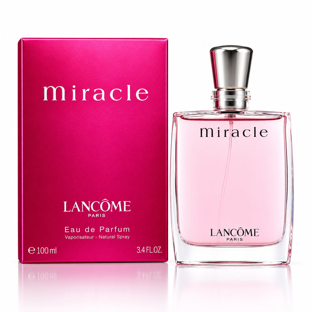Lancôme Miracle Eau de Parfum 3.4 Oz / 100 mL bottle and box