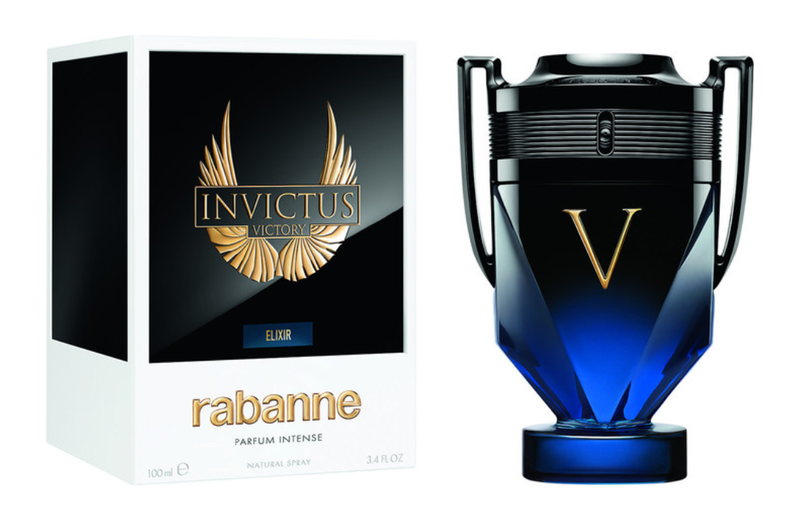 Invictus Victory Elixir 3.4 Oz bottle and box