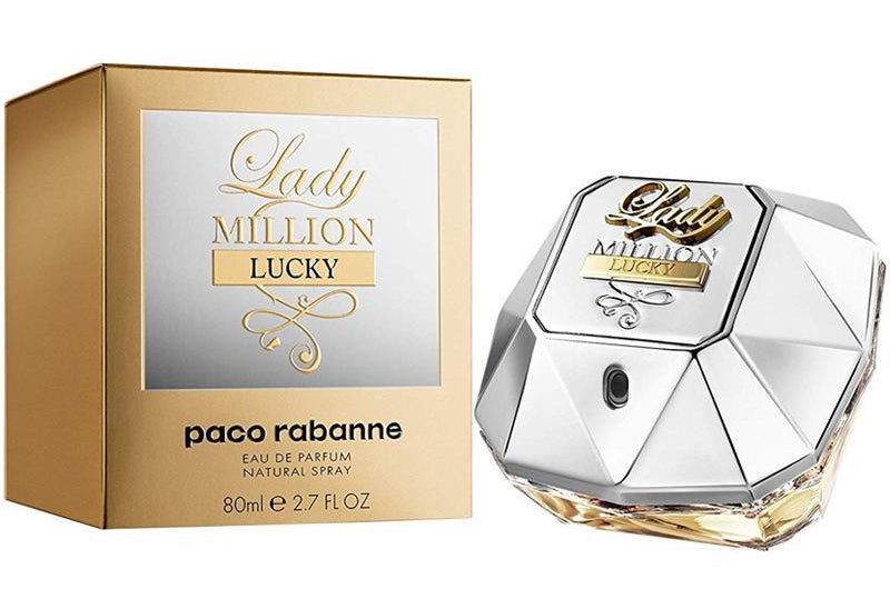 Lady Million Lucky EDP 2.7 Oz bottle and box