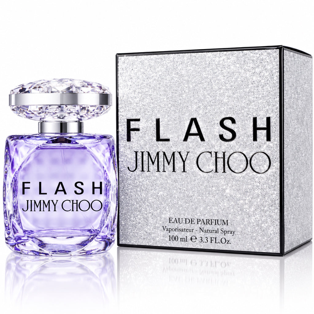 Jimmy Choo Flash Eau de Parfum 100 ml bottle and box