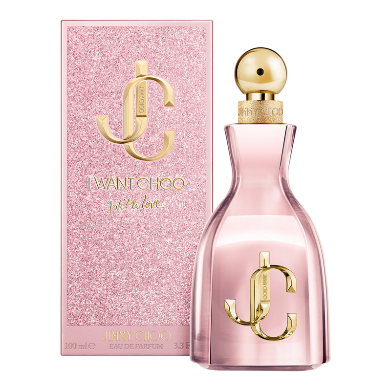 Jimmy Choo I Want Choo With Love Eau de Parfum 100 ml bottle and box