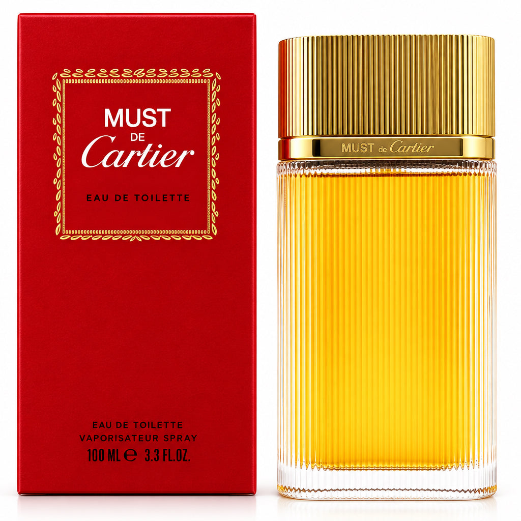 Cartier Must de Cartier Eau de Toilette 100 ml bottle and box