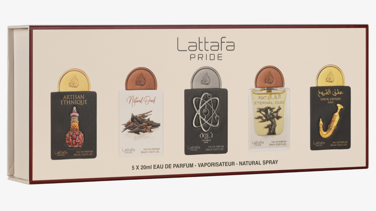 Lattafa Pride Collection Box 02 Eau de Parfum Gift Set – Unisex – 5 x 0.65 oz