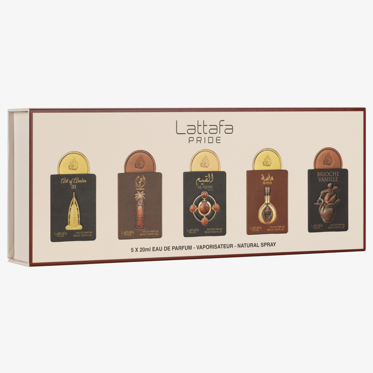 Lattafa Pride Collection Box 04 Eau de Parfum Gift Set – Unisex – 5 x 0.65 oz