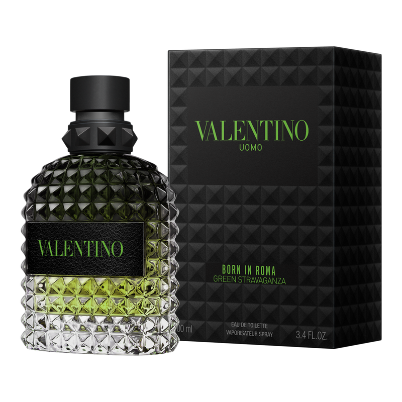 Valentino Uomo Green Stravaganza 3.4 Oz bottle with box
